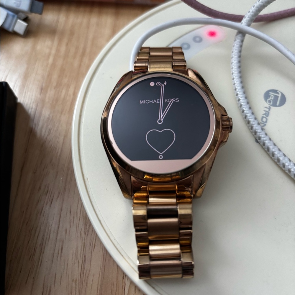Michael Kors Rose Gold-Tone Smartwatch